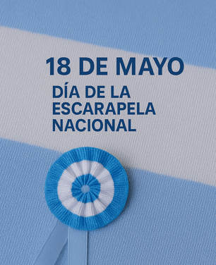 18 de mayo: día de la escarapela Nacional Argentina